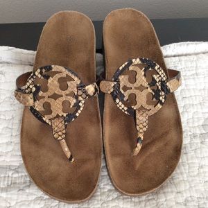 Tory Burch Miller Cloud Stamped Snake Print